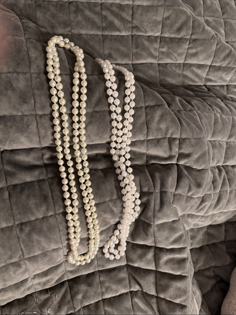 Elegant White Pearl Strand Necklace - Classic Women's Jewelry